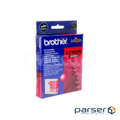 Brother DCP130 / 330/350, MFC240C / 465CN / 885CW magenta 400 pages @ 5% (A4) cartridge for DCP13 (LC1000M)