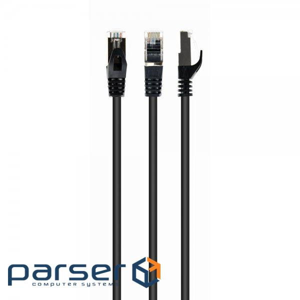 Патч корд, S/FTP, литий, 50u" штекер з фіксатором, 30 м, чорний (PP6A-LSZHCU-BK-30M) (PP6A-LSZHCU-BK-30M)