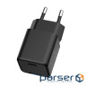 Зарядний пристрій ColorWay GaN Mini 25W PD Port PPS USB-C black (CW-CHS052PD-BK)