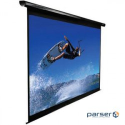 Wall-mounted motorized screen 150 