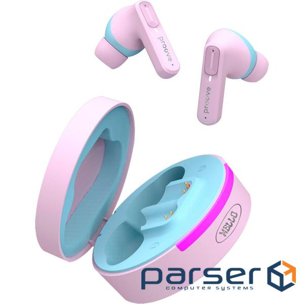 Беспроводные наушники Proove Mello TWS with ANC (APP) cotton candy (TWML0001AP24)