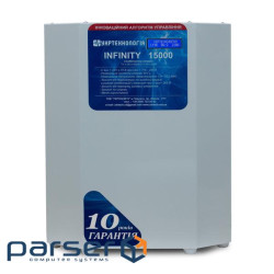 Стабілізатор напруги теристорні INFINITY 15 (15000Вт) 220В, стабілізація 115-285, 16 (INFINITY15000) 115-285, 16 (INFINITY15000)