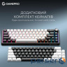 Бездротова механічна клавіатура GamePro Asgard Valhalla (MK210B Pro) 65% QLAB orange switches