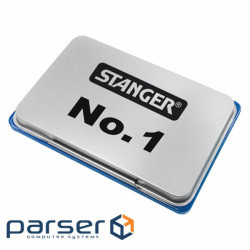 Подушка штемпельна Stanger 126х81 мм синя N1 (380007)