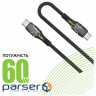 Дата кабель USB-C to USB-C 2.0m CBGPD60WTT2 60W grey Intaleo (1283126518102)