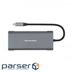 Adapter USB Type-C - 2 x USB 3.0, 1x USB 2.0, 1x Type C (PD), HDMI, SD, RJ45 (CA913497)