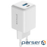 МЗП Proove Pocket GaN 30W (Type-C + USB) white (WCPG30110002)
