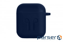 Чохол 2Е для Apple AirPods, Pure Color Silicone Imprint (1.5mm), Navy (2E-AIR-PODS-IBSI-1.5-NV)
