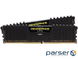 Модуль пам'яті CORSAIR Vengeance LPX Black DDR4 3000MHz 32GB Kit 2x16GB XMP (CMK32GX4M2D3000C16)