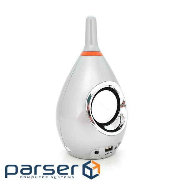 Колонка ZL05 Bluetooth 4.1 до 10m, 1х 5W, 4&Omega,, 1200mAh, &ge,9 (YT-BTS-ZL05-03079 Silver)