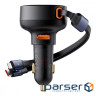 Автомобільне ЗУ Baseus Enjoyment Pro U + Retractable Cable Type-C 60W black (C00057800111-00)