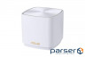 Wi-Fi Mesh System ASUS ZenWiFi XD4 Plus White 2-pack (90IG07M0-MO3C20)