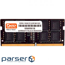 Модуль пам'яті SO-DIMM 16GB/3200 DDR4 Dato (DT16G4DSDND32)