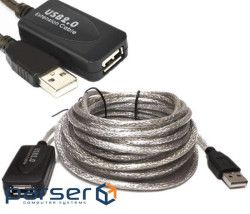 Кабель USB AM-AF (продовжувач), 10.0 м, активний , RTL (B00207)