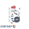 Дата кабель USB-C to USB-C 1.2m Promate (springy.grey)
