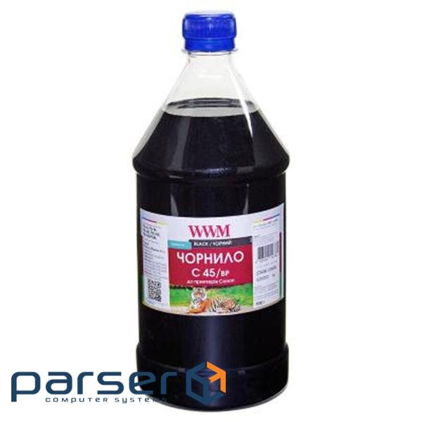 Чорнило WWM CANON PG-440/PG-445/PGI-450Bk 1000г Black Pigmented (C45/BP-4)