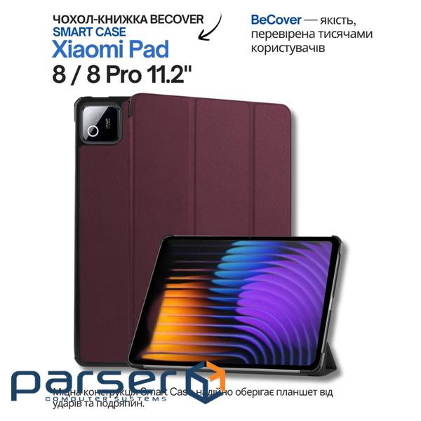 Чохол до планшета BeCover Smart Case Xiaomi Pad 8 / 8 Pro 11.2" Red Wine (714593)