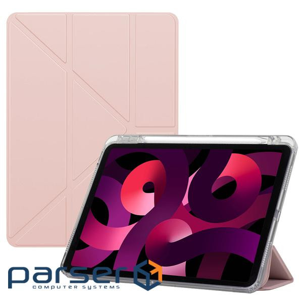 Чохол до планшета BeCover Ultra Slim Origami Transparent Apple iPad Air 11" M4 2026 Pink (715185)