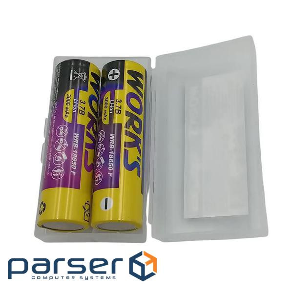 Акумуляторні батареї Li-ion WRB 18650F, тип батарейки, клас струму 1С, 3,7V, type-c, 22 (WRB-18650F)