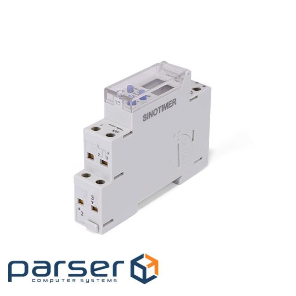 Реле часу Sinotimer TM610-2, 24 години / 7 днів, на DIN-рейку 1P, LCD, програмований, з (YT-TM610-2) (YT-TM610-2)