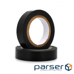 Fire-resistant electrical tape XILIN 0.13mm*18mm*10m (black), temp:0+80&a (0.13mm*18mm*10m black )