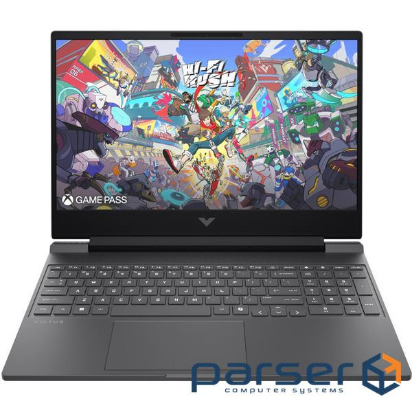 ноутбук 15.6FI/C5-210H/8/512/RTX 3050 6GB/DOS/BL/M ica Silver HP VictusGamingLaptop 15-fa2 (D8ZC4EA)