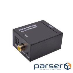 Перехідник Lucom аудіо Toslink-RCAx2+Coax/SPDIF (RCA-колонки ) (62.09.8006-1)