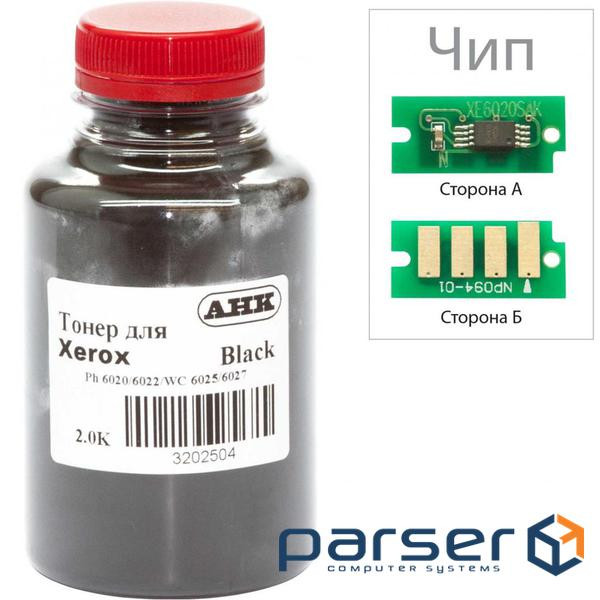 Тонер XEROX Phaser 6020/6022, WC 6025 Black (+ чіп ) AHK (3202499)