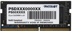 Memory module PATRIOT Signature Line SO-DIMM DDR4 2666MHz 8GB (PSD48G266681S)