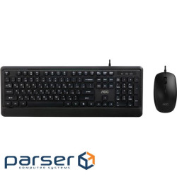 Комплект AOC KM220B USB UA Black (KM220B/97)