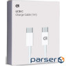 Дата кабель USB-C to USB-C 1.0m ABMM093 white Armorstandart (ARM63471)