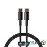 Кабель Baseus Tungsten Gold Fast Charging Type-C to Type-C 100W (1m) gold (P10319800G21-00)