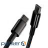 Кабель Baseus Tungsten Gold Fast Charging Type-C to Type-C 100W (1m) gold (P10319800G21-00)