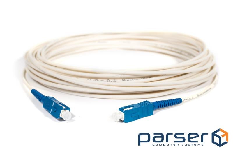 Патчкорд оптичний Optolink FTTH SC/UPC-SC/UPC (FTTH SC/UPC-SC/UPC, 3mm, 30m (G.657A), LSZH, white)