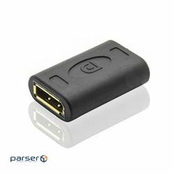Перехідник моніторний DisplayPort F/ F, адаптер прямой, Standart, черный (62.09.8746-10)