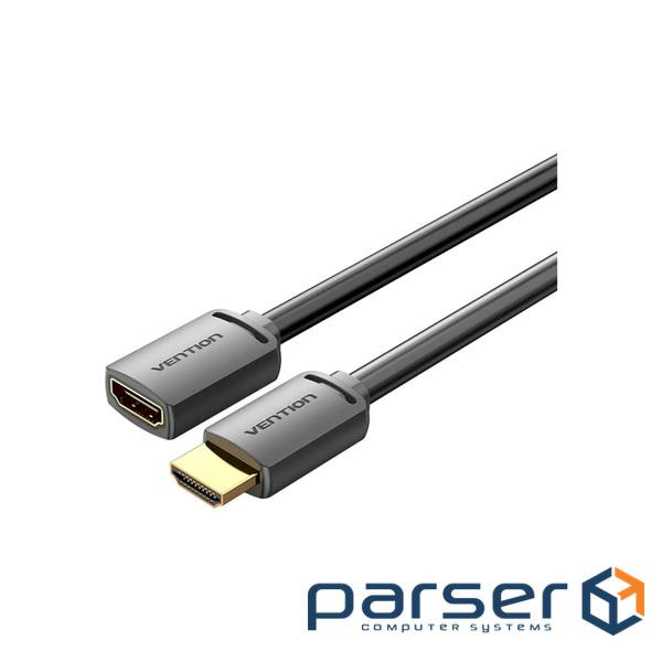Кабель HDMI M-F (підовжувач), 2.0 м , V2.0, 4K 60Hz PVC Vention (AHCBH)