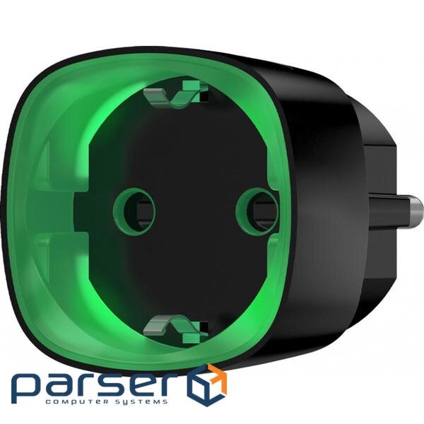 Розумна розетка Ajax Socket розетка з енергомоніторингом чорна (000012339)