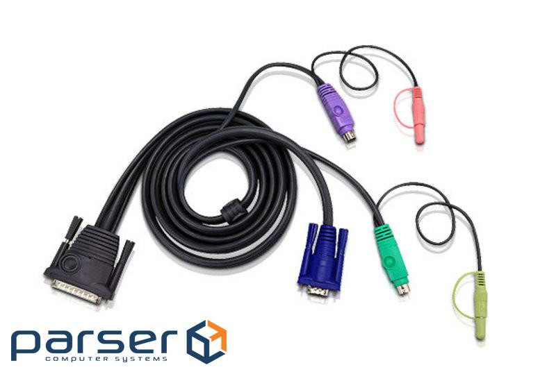 ATEN KVM Cable 2L-1703P 3m Кабель KVM 3m DB-25 mal