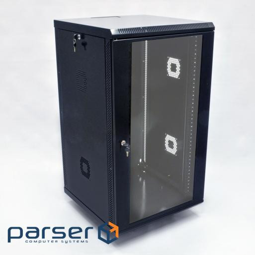 Шафа 19", 21U, 600х800х1040мм (Ш*Г*В), акрилове скло (UA-MGSWA218B)