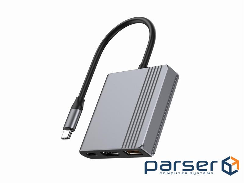 Адаптер Cablexpert A-CM-COMBO3-05, USB Type-C 3-в-1