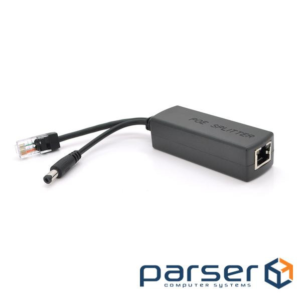 PoE injector AOT-PD02A 48V-12V, RJ45 (10 / 100Mbps )+POE 48V