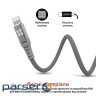 Кабель Promate USB - Lightning (M/M), 2.4 A, 1.2 м , NerveLink-i Grey (nervelink-i.grey)