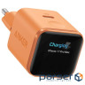 мережева зарядка ANKER Nano Charger - 45W USB-C Smart Display (Помаранчевий) (A121DGO1)