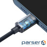 Кабель BASEUS Crystal Shine Series Fast Charging Data Cable Type-C to iP 20W 2м Pink (CAJY001404)