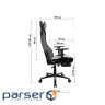 Крісло ігрове GT Racer X-5113F Black (X-5113F Fabric Black)