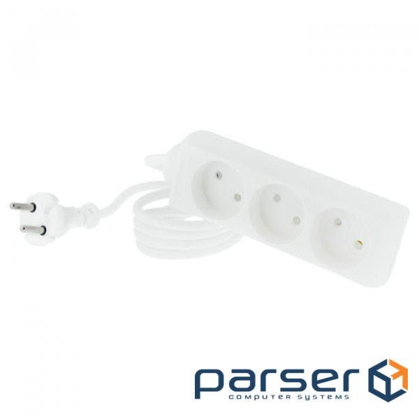 Подовжувач TECRO TSC-3-3 White 3м