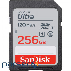 Карта пам'яті SanDisk 256 GB SDXC UHS-I Ultra (SDSDUN4-256G-GN6IN)