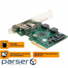 Адаптер FRIME PCIe to USB3.2 Gen2 Type-A+C (1+1) ASM3142 (ECF-PCIETOUSB011.LP)