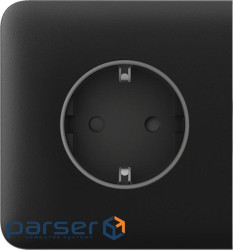 Бічна панель для вбудованої розетки Ajax SideCover for Outlet Basic, чорний (000046684) (000046684)