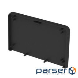 Заглушка для PK 90х55 D , чорного кольору, Серія PK, ПВХ (8401_FB) (8401_FB)